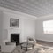 Ekena Millwork 23 38W x 23 38H x 58T Small Lilley Decorative Fretwork Ceiling Panels, PVC CELP23X2302LEY - alternate 1